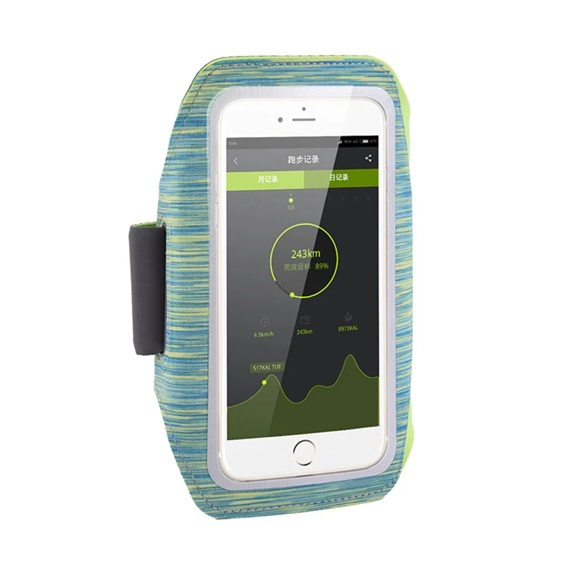 5.8''inch Running Sports Armband Cell Phone Holder Case On Hand For Xiaomi Huawei iPhone 6 7 8 X Samsung Mobile Phone Arm Band