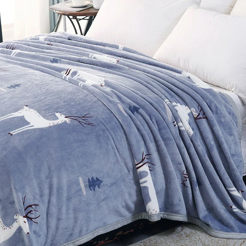 Супер мягкое фланелевое одеяло для кровати с рисунком, зимнее покрывало для дивана, покрывало для кровати, покрывало из кораллового флиса, теплое одеяло для пары s