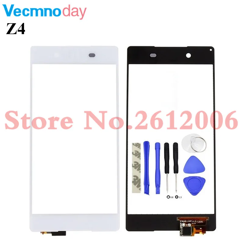 

High Quality 5.2" For Sony Xperia Z3+ Z4 E6533 E6553 Touch Screen Digitizer Sensor Panel Front Glass Lens +tools