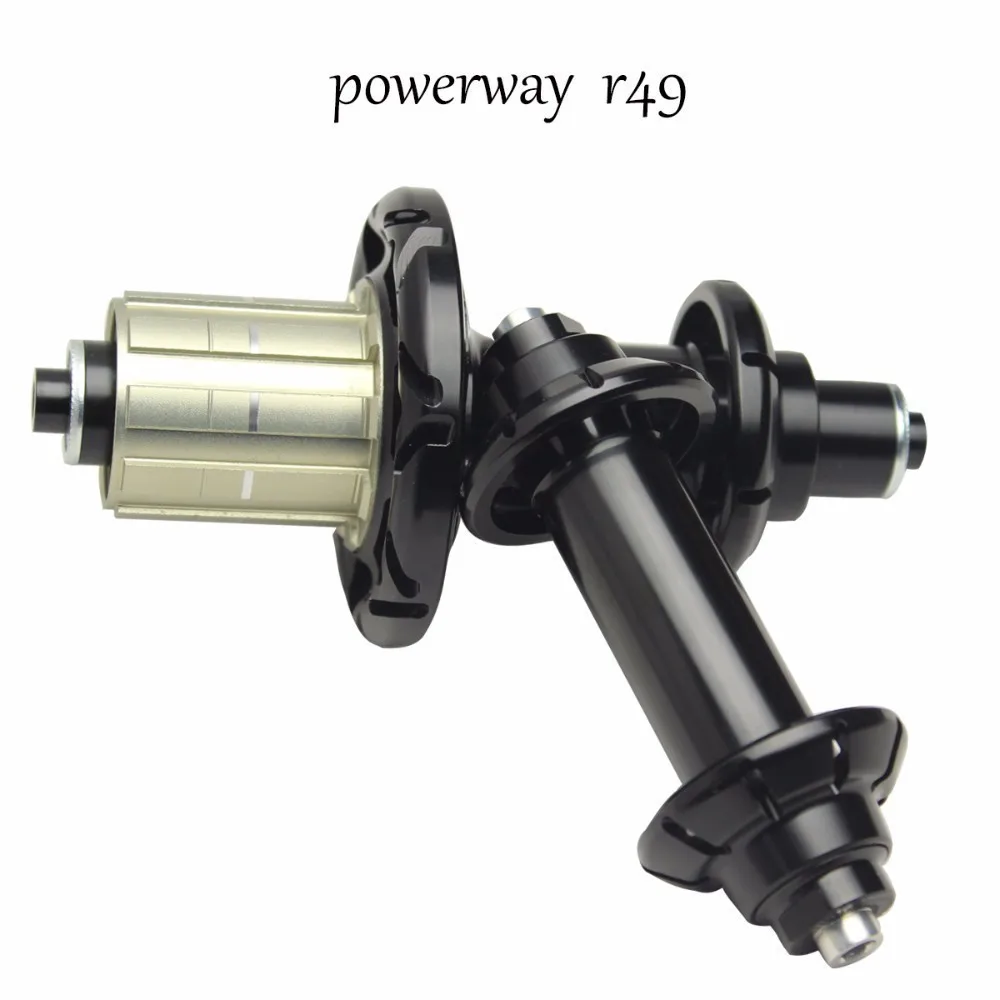 

Super Light Weight 294g Taiwan Road Bike Hub Powerway R49 Straight Pull Hub Aluminum Light Weight 294g