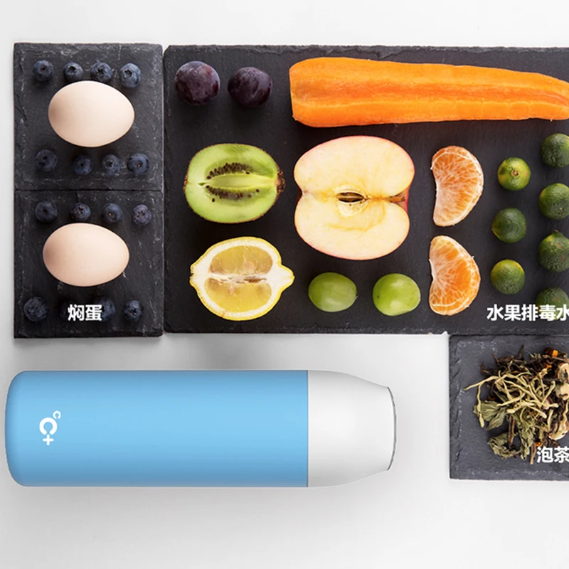 Xiaomi 525 мл дисплей температуры OLED дисплей несколько функций варить яйца чай 6 цветов кекс питание подогреватель чашка