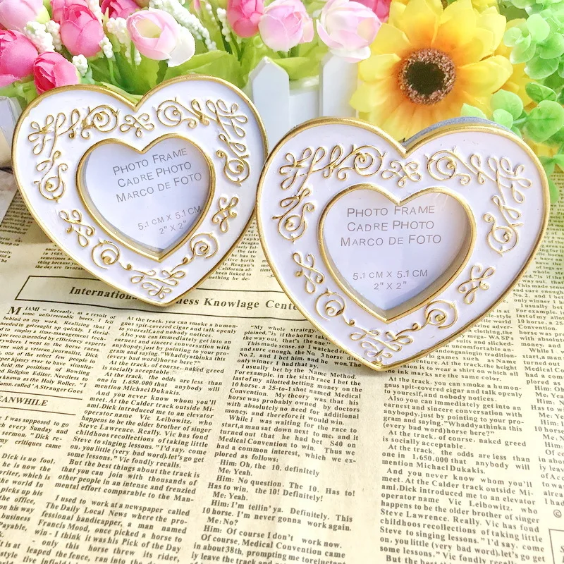 (50pcs/Lot)FREE SHIPPING+Wedding&Bridal Shower Favors Gold Heart