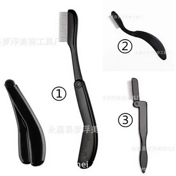 

by ems or dhl 100pcs Foldable Eyelash Comb New Makeup Brush Cosmetic Makeup Eyelash Extension Tool