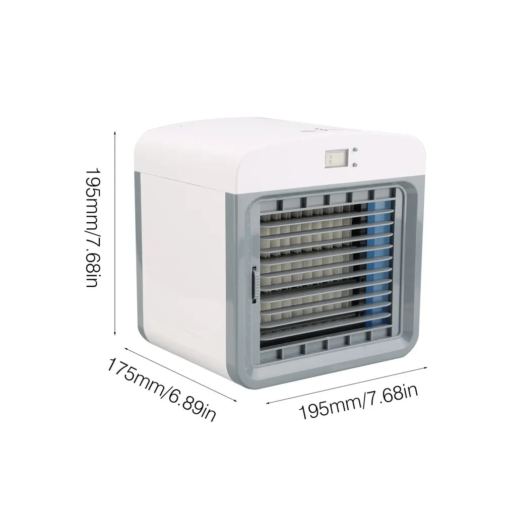 Удобный вентилятор-охладитель воздуха, портативный цифровой кондиционер, увлажнитель воздуха, легкая прохлада, Очищающий вентилятор для домашнего офиса