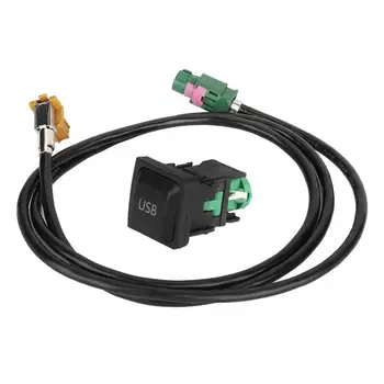 

5V 28AWG/1P Car CD Stereo Converter AUX Audio Cable Switch Plug Line with USB Adapter car accessories
