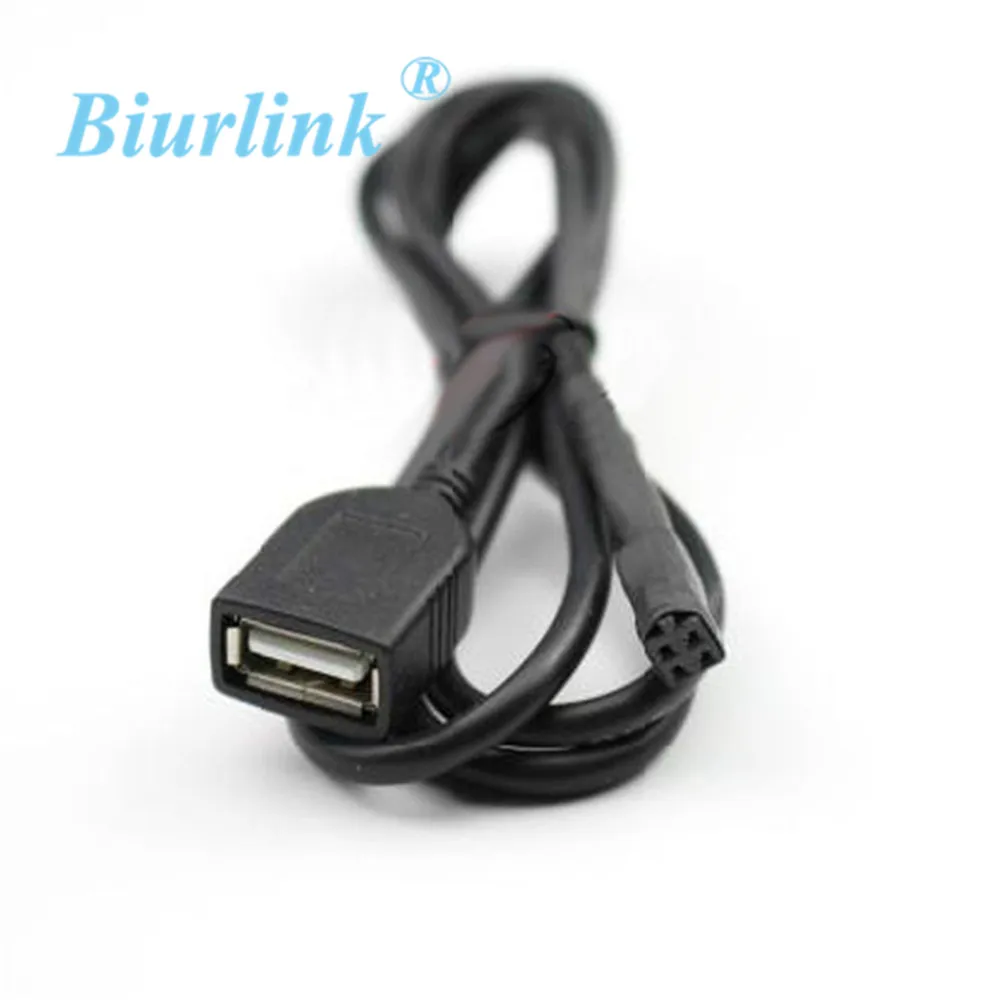 Biurlink Car Radio USB Cable Adapter 4 Pin Socket For Nissan 10pcsin