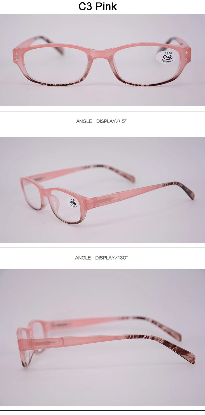 Модные женские дизайнерские очки для чтения, голубой Янтарь, высокое качество, с мешочком и тканью, скидка, овальная Женская оптическая оправа, розовый цвет
