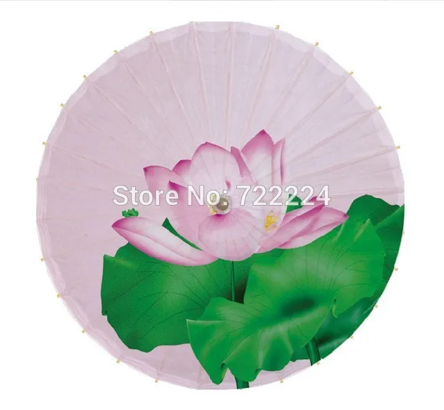 

Dia 84cm lotus painting oiled paper umbrella waterproof handmade classical sunshade women dance decoration gift umbrella