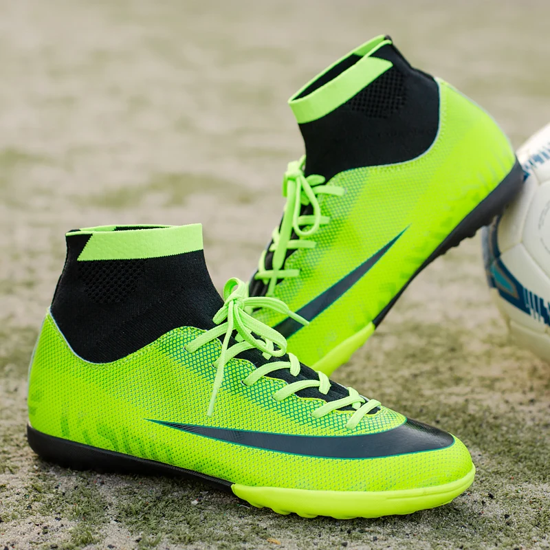 ZHENZU Brand Men Football Boots TF High Ankle Superfly ZHENZU Brand Men Football Boots TF High Ankle Superfly