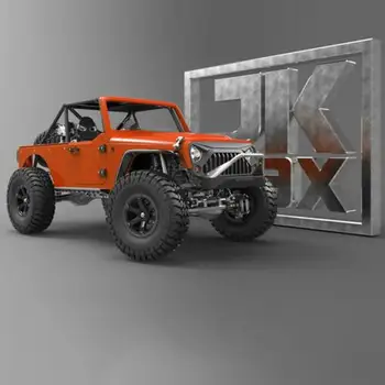 

1/8 Capo RC JKMAX Car Painting Crawler KIT-E Model Metal Chassis Radio ESC Motor THZH0169