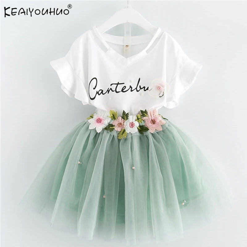 

Girls Clothes 2019 Summer Toddler Girl Clothes Tracksuit For Girls Outfits Suit Kids Clothes Sets Fashion Children Clothing Sets