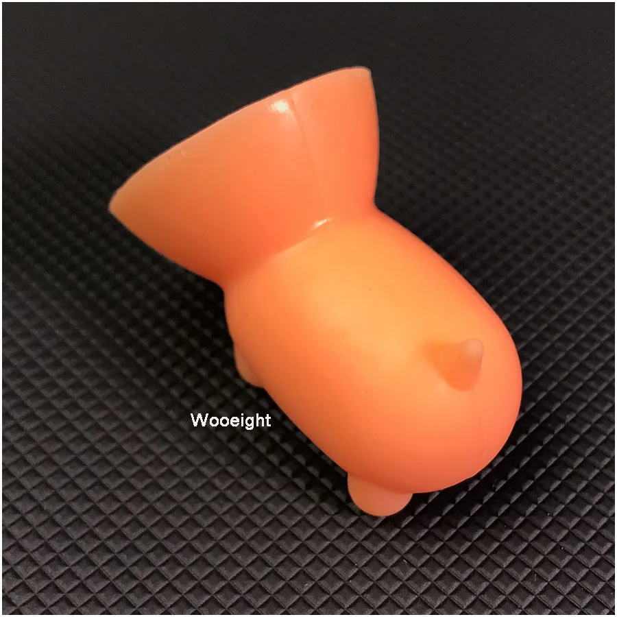1Pc Antistress Toy Universal Sucker Mini Silicone Kawaii Cartoon Pig Bracket Lazy Phone Base Novelty Toys For Kids Adults (8)