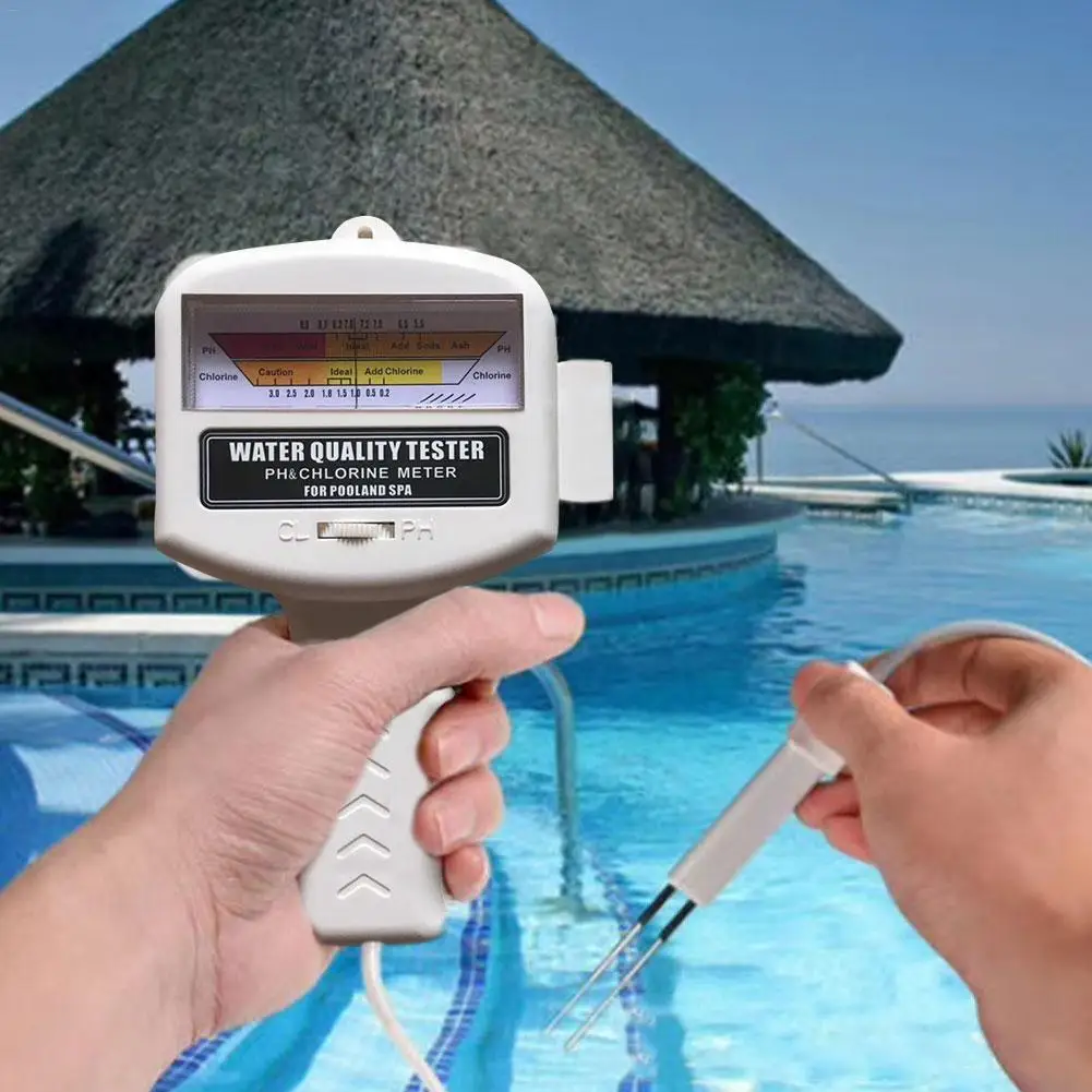 

PH Chlorine Water Quality Tester Monitor Portable Home Swimming Pool Spa Aquarium PH Meter Test Swimming Pool Accessories