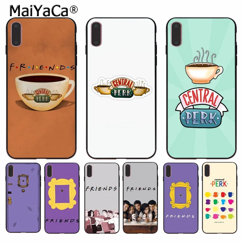 

MaiYaCa Central Perk Coffee friends tv TPU Soft Phone Cover Case for Apple iPhone 8 7 6 6S Plus X XS MAX 5 5S SE XR Cellphones