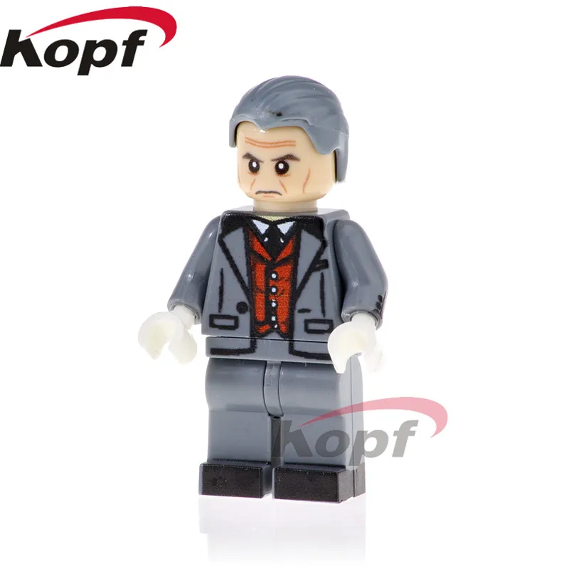 

Super Heroes Single Sale Gotham TV Figures Alfred Bruce Wayne Fish Mooney James Gordon Building Blocks Children Gift Toys PG466