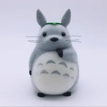 Anime My Neighbor Totoro STUDIO GHIBLI Cute PVC Flocking Figure Cat Piggy Bank Money Box Coin