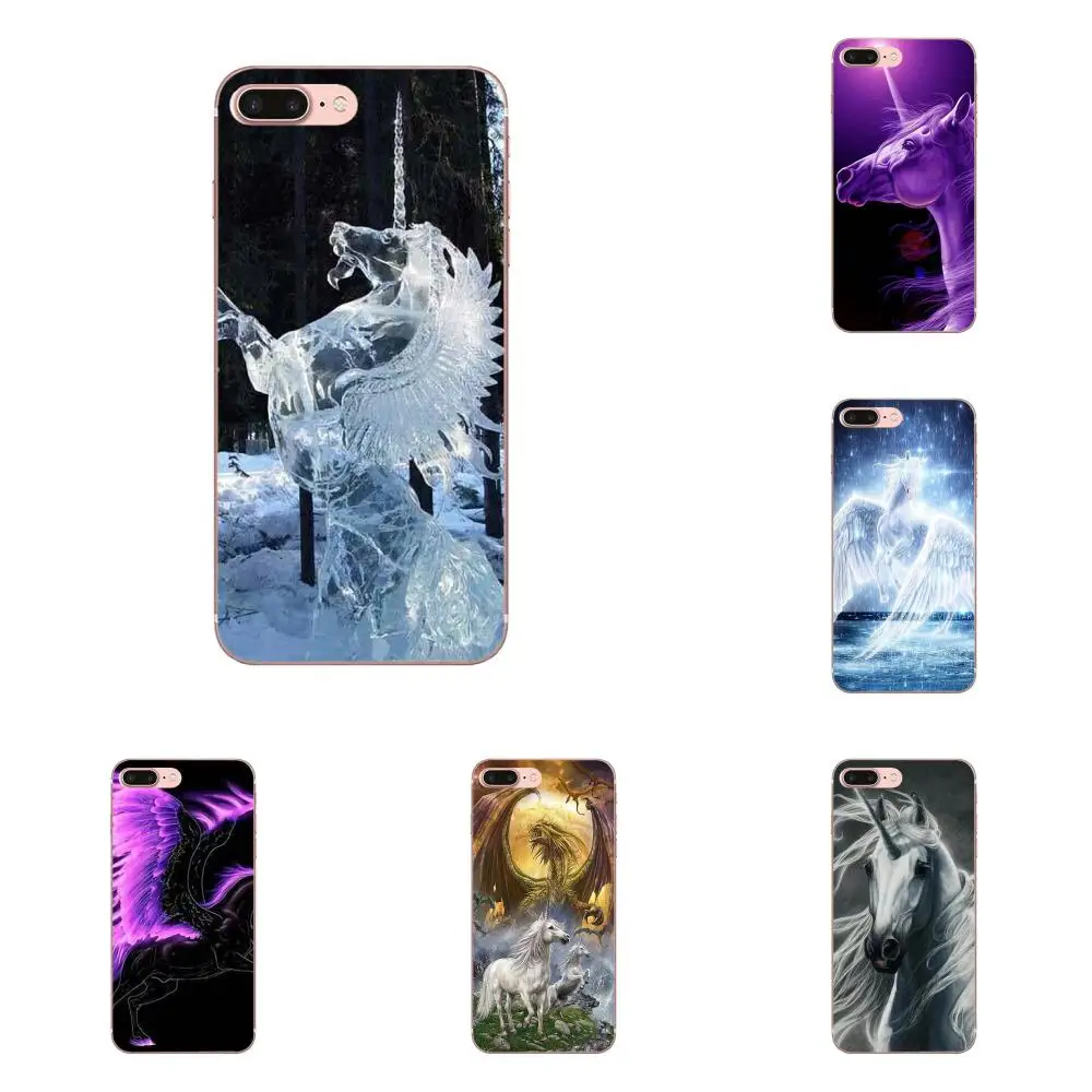 Тапочки в виде единорога Pegasus Dragonblue свечение для Huawei P7 P8 P9 P10 P20 P30 Lite Mini Plus Pro 2017 2018