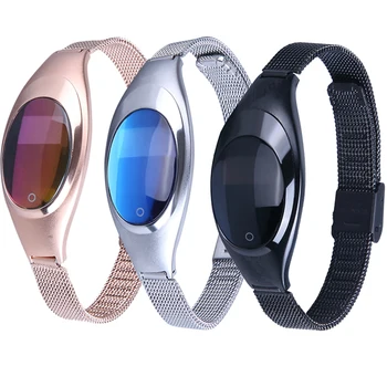 

Smart Bracelet Blood Pressure Oxygen Heart Rate Monitor SNS Reminder Pedometer Woman Waterproof Smart Wristband Smartwatch Band