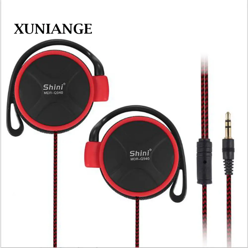 

XUNIANG explosion models MP3/MP4 wired mobile computer running ear hooks hanging ear headphones earplugs