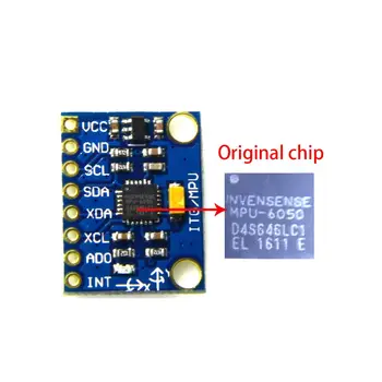 

10pcs GY-521 MPU-6050 mpu6050 module 3 Axis analog gyro sensors Accelerometer Module for arduino