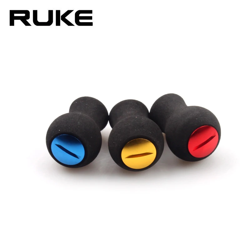 Ruke Fishing Handle Knob EVA Crank Knob For Bait Casting and Spinning Reel for Bearing 7*4*2.5mm Fishing Reel Handle Accessory