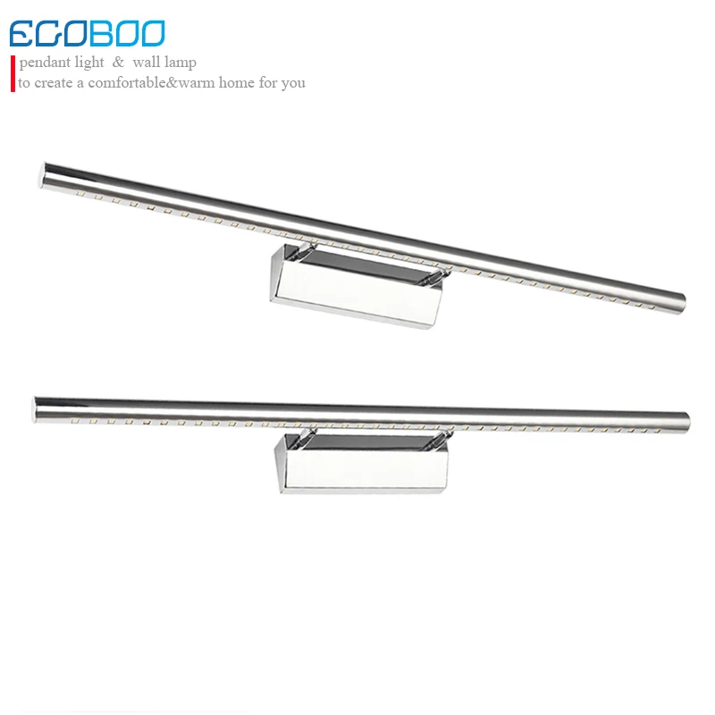 

Modern Limited Special Offer 12w LED Sconce Banheiro Bathroom Mirror Light Indoor Wall Lamps Smd5050 Led Stainless Steel 85-240v