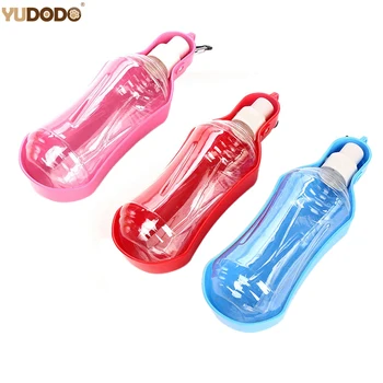 

Outdoor Dog Bowl Pet Water Bottle Dispenser Foldable 250ml 500ml Plastic Portable Cat Dog Drinking Water Feeder