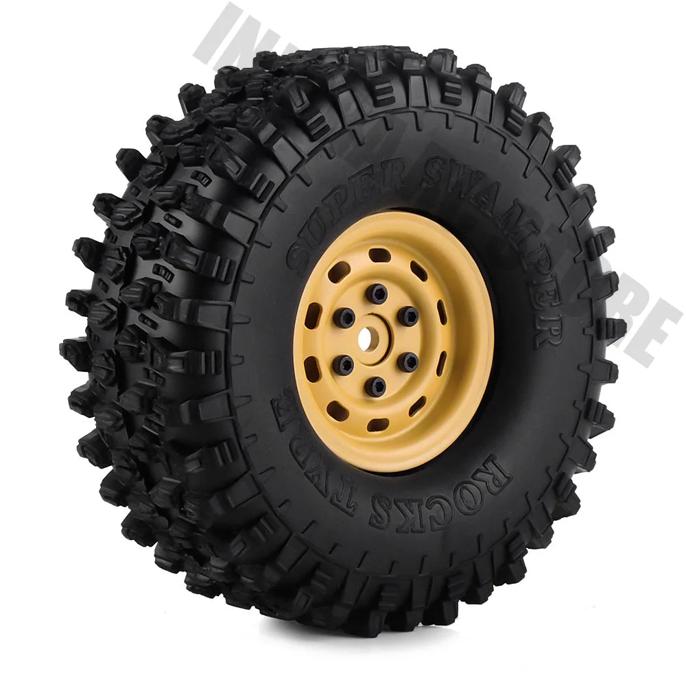 4 шт. 1 9 дюйма металлический обод колеса Beadlock для 1/10 RC Crawler Car Axial SCX10 Tamiya CC01 D90 Defender