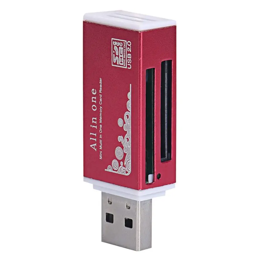 Многофункциональный USB 2.0 ALL IN 1 multi памяти Карт-ридеры для Оконные рамы 98SE/ME/2000/XP /Vista/7 MAC OS 9.0 apr21