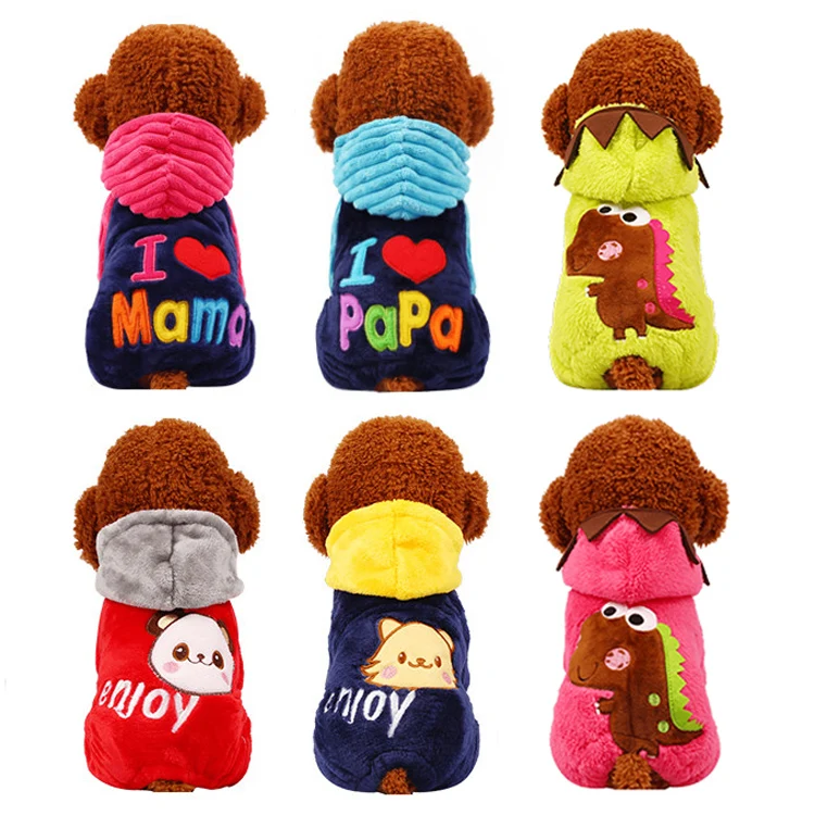 

Halloween Winter Cat Dog Costume Jumpsuit Small Pet Puppy Coat Hoodie Apparel Poodle Jacket Outfit Warm