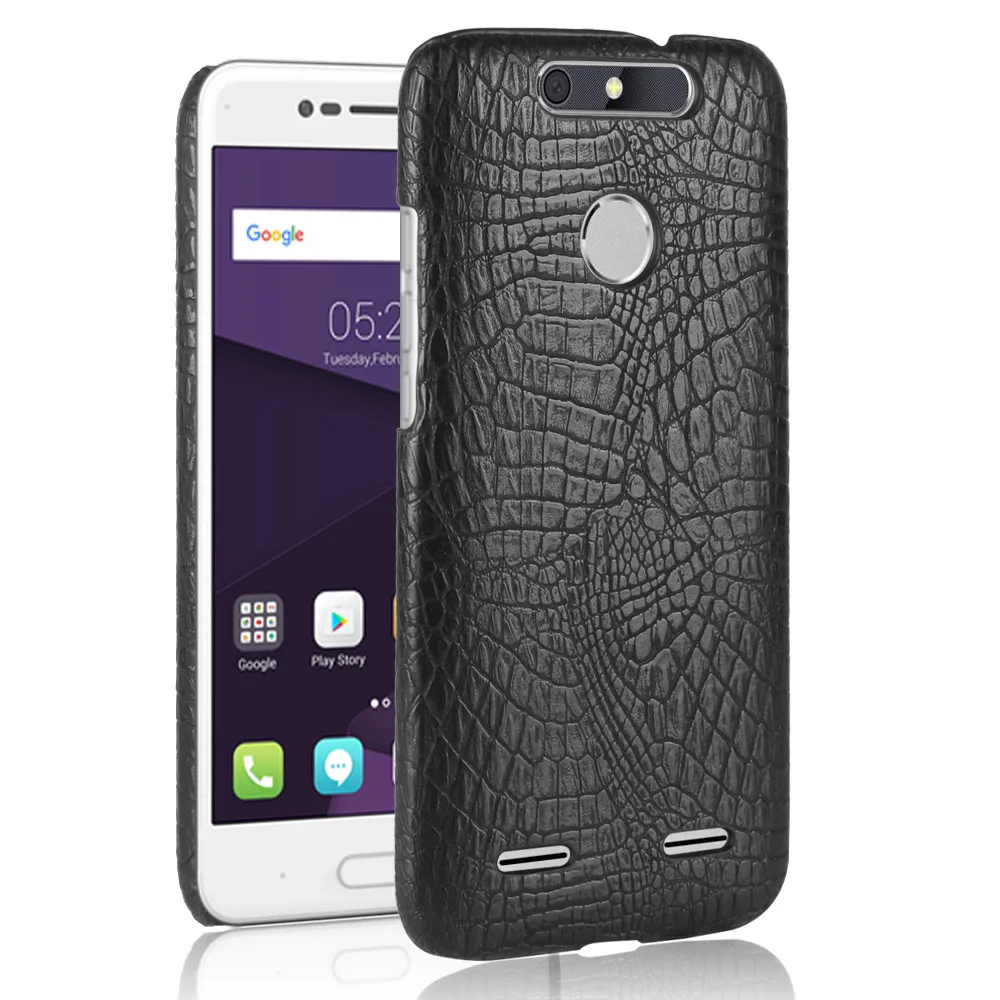 

Phone Case for ZTE Blade V8 Crocodile Pattern Skin Vintage Leather Cover For ZTE V8 Lite Coque Fundas Capa