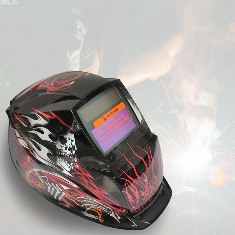 Beste preis 2018 Neue Pro Solar Schweißer Maske Auto-Verdunkelung Schweiß Helm Muster WISP