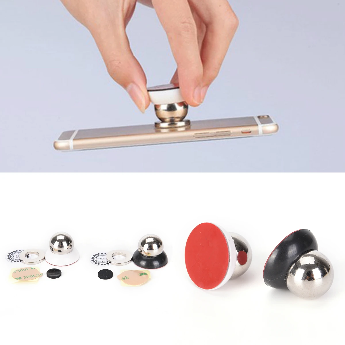 

Universal Car Mobile Phone Holder Magnet Magnetic 360 Degree Grip Mount Stand Phone Holder Bracket Support Moble Phone