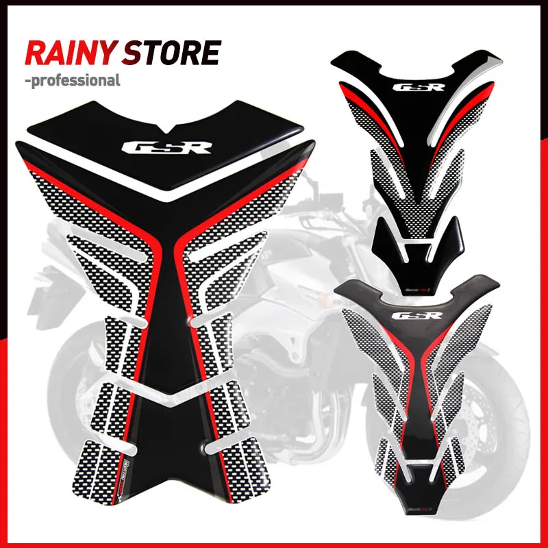 

3D Carbon-look Motorcycle Tank Pad Protector Decal Stickers Case for Suzuki GSR250 GSR250S GSR250F GSR400 GSR600 GSR750 GSR Tank