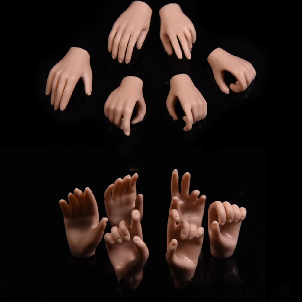 

1/6 Scale Woman Hand Model Claw Hand Long Nails for 12" Male Action Figure Body 3 PAIRS New