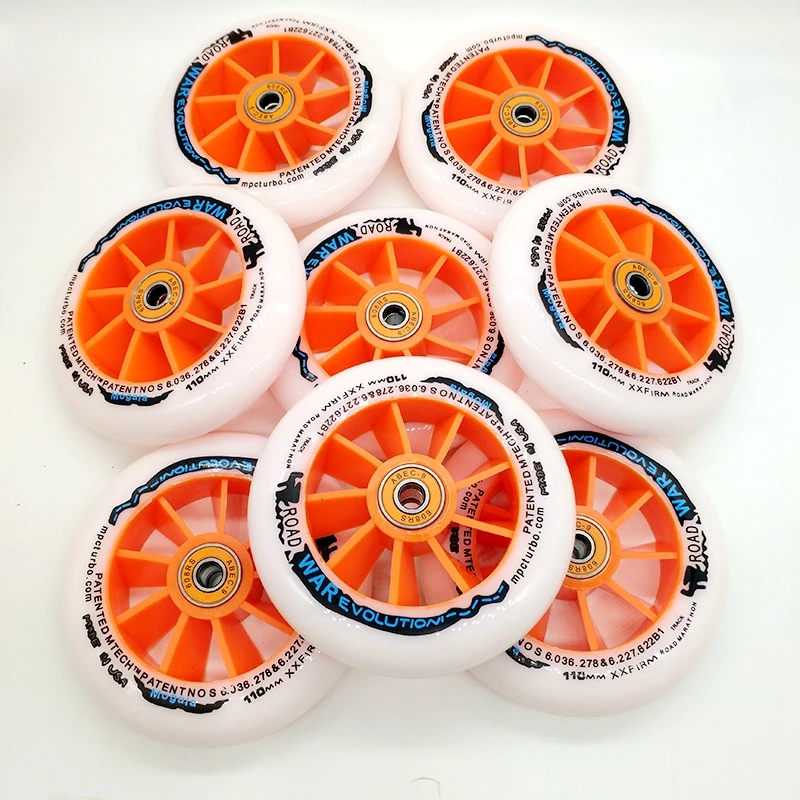 

free shipping speed skating wheels 110 mm bearing ABEC-7