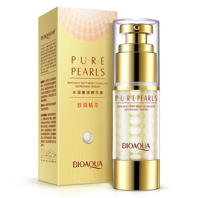 

New Pearl serum Essence treatment whitening cream skin care Acne Pimples Moisturizing Anti Winkles Anti Aging Day cream oil