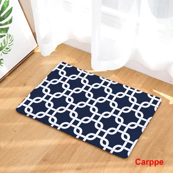 

Anti Slip Floor Carpet Mat Geometric Color Pattern Print Doormat for Bathroom Kitchen Entrance Rugs Home Decoration40x60 50x80cm