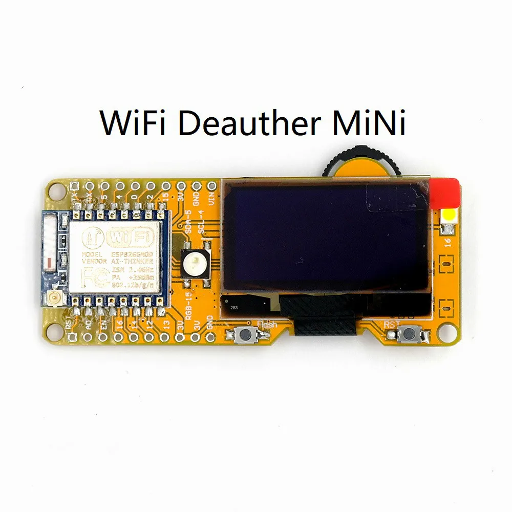 

WiFi Deauther MiNi WiFi Attack / Test ESP8266 Open Source Development Board