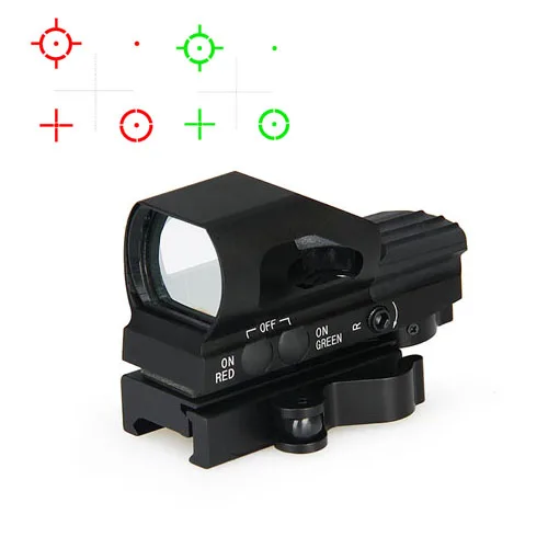 

PPT Tactical 1x Magnification 4 Reticles Style Red Green Dot Scope Fit For Outdoor Hunting Wargame OS2-0093