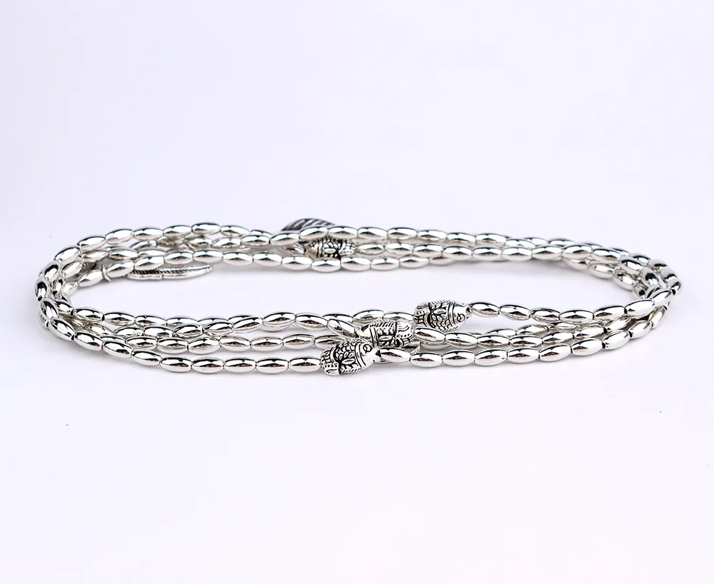 KMVEXO модный многослойный ретро богемский Круглый браслет на ногу с листьями пляжный ювелирный браслет с бусинами для женщин