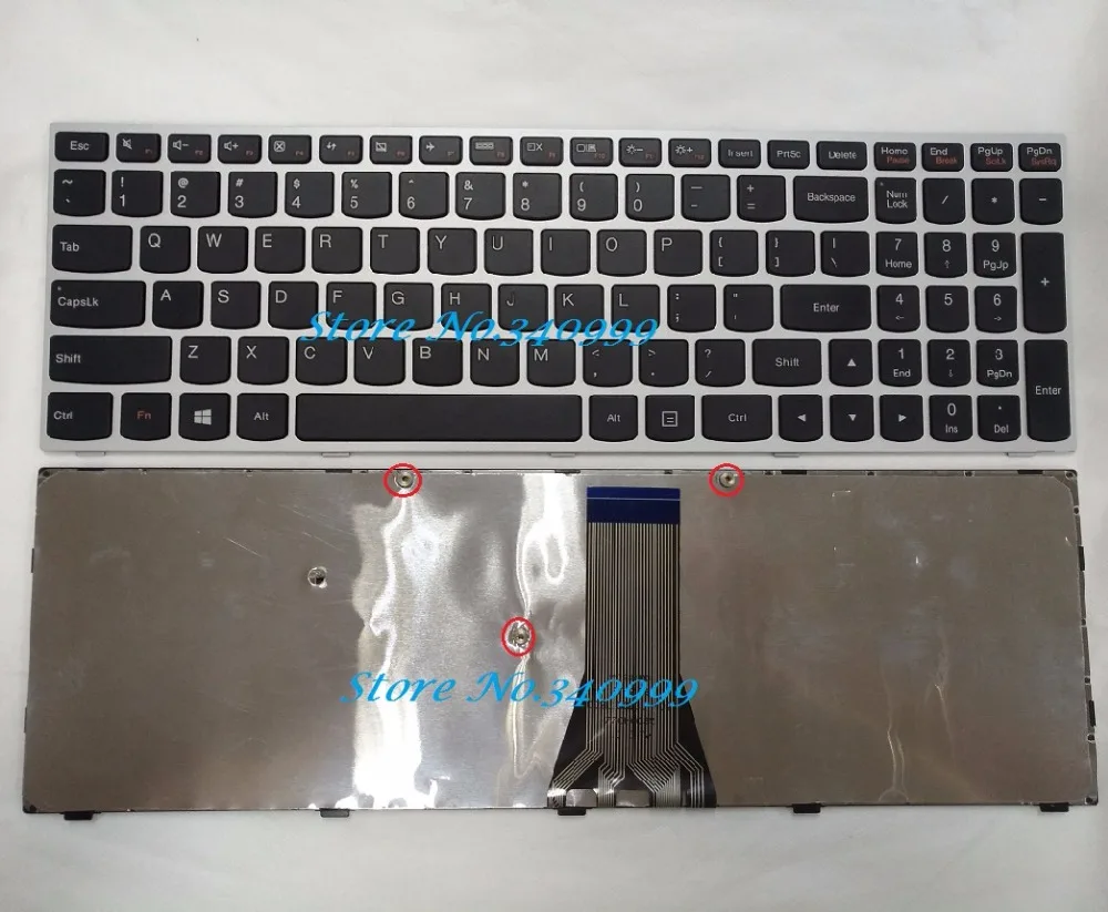 Trasporto Libero Nuovo Us Tastiera Inglese Per Lenovo G50 Z50 B50 Z50-70 G50-30 G50-45 G50-70 G50-80 Con Telaio 25214785 25214755
