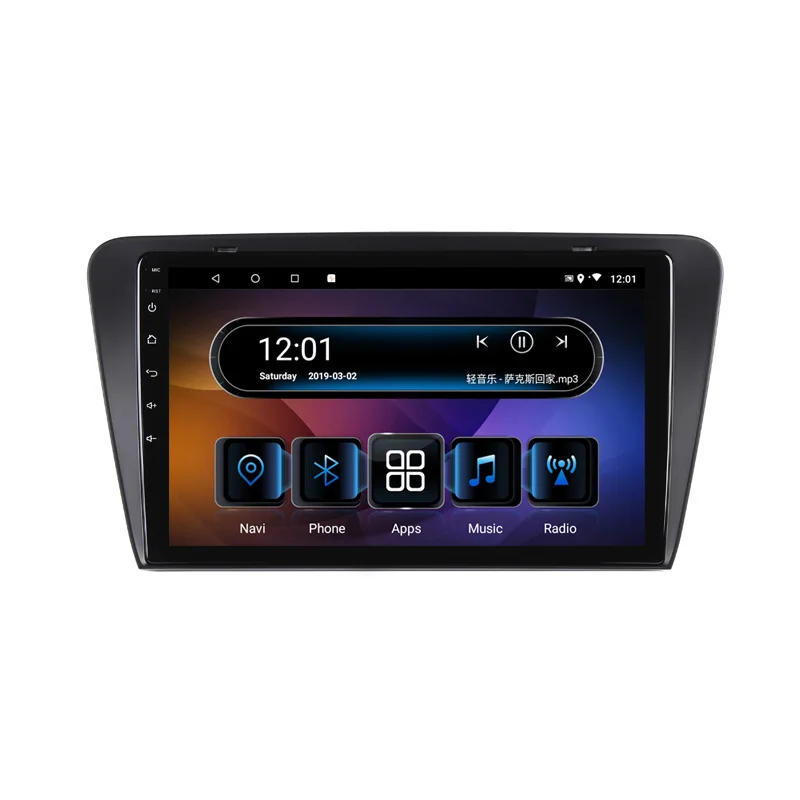 Sale 9" 4G RAM 2.5D IPS 8 core Android 9.1 Car DVD Multimedia Player GPS For Skoda Octavia 2015 2016 2017 audio car radio navigation 14