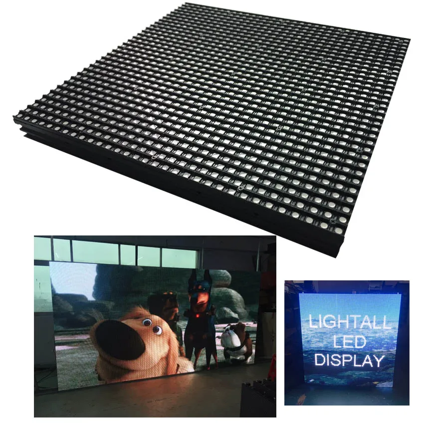 

High Quality led display screen p6 HD outdoor LED Module 32*32Pixels 1/8Scan 192*192mm For rgb LED Video Wall Advertising
