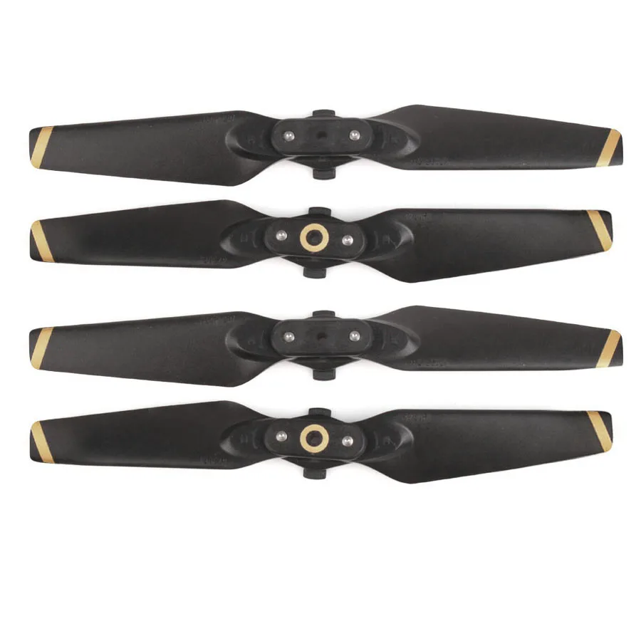 2 Pairs Quick release Folding 4730F Replacement Propellers Golden Stripe Blade for DJI SPARK Drone Accessories