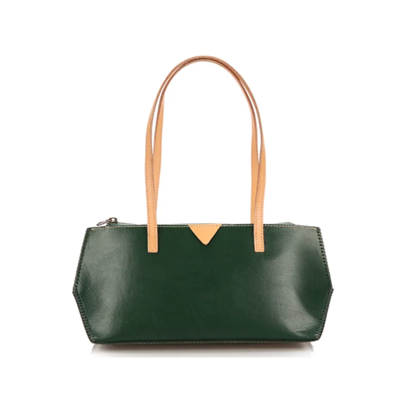 

2019 New Handbag First Layer Cowhide Genuine Leather Japanese Style High Quality Shoulder Bag Hobos Famous Brand Hot Sale Trend