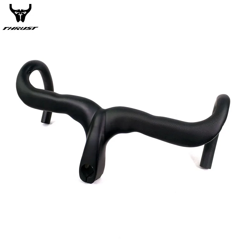 Road Bicycle Handlebar Integrated Handle bar Carbon Fiber 3K Matte Glossy Carbon Handlebar 400 420 440 Stem 80 90 100 110 Road Bicycle Handlebar Integrated Handle bar Carbon Fiber 3K Matte Glossy Carbon Handlebar 400 420 440 Stem 80 90 100 110