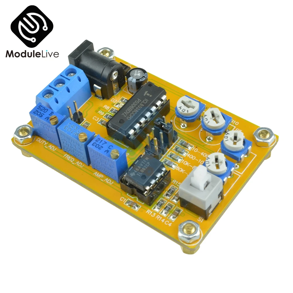 ICL8038 DDS генератор сигналов модуль синусоида квадратный треугольник Волны выход DC 12 V-24 V
