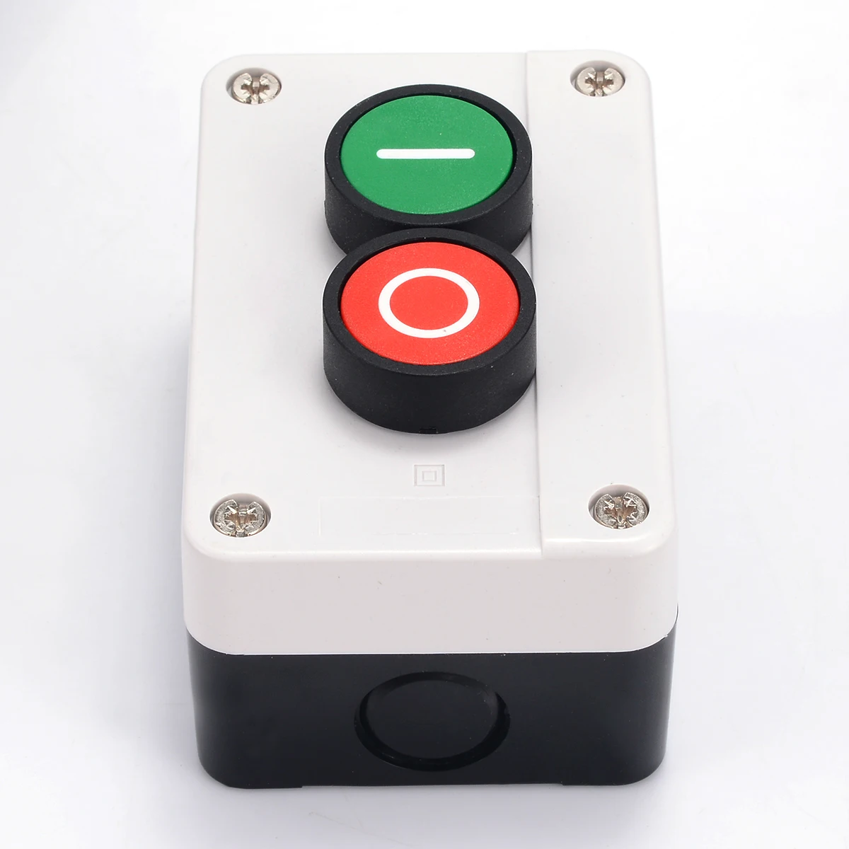 New 1pc Push Button Station Switch Remote Start Stop Motor Solenoid IP55 Button Box For Indoor Outdoor Use High Quality