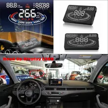 Для Audi TT A1 A3 A4 A5 A7 Q3 Q5 Q7 RS TTS-Автомобильный HUD Дисплей-безопасное вождение экран проектор Refkecting лобовое стекло